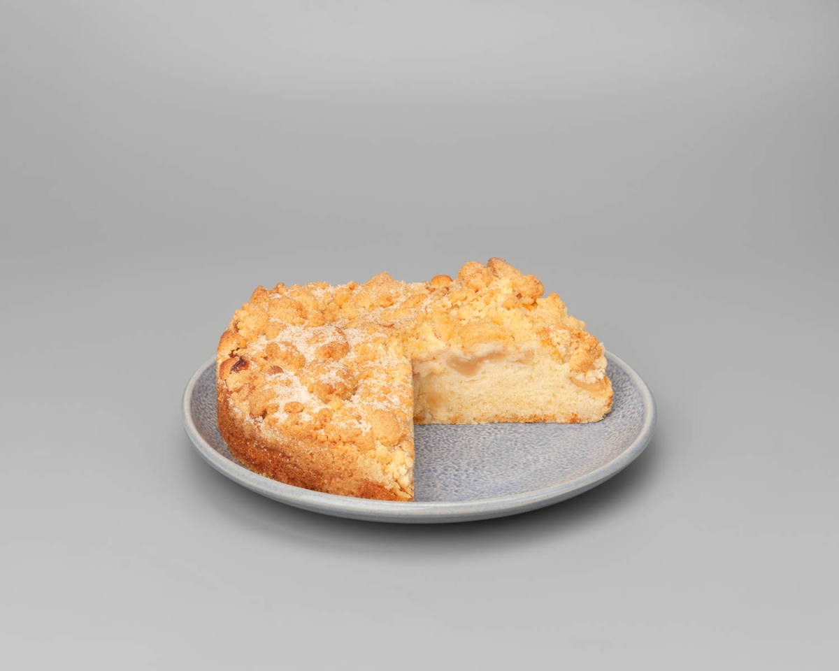 Altdeutscher Obstkuchen mit Äpfeln